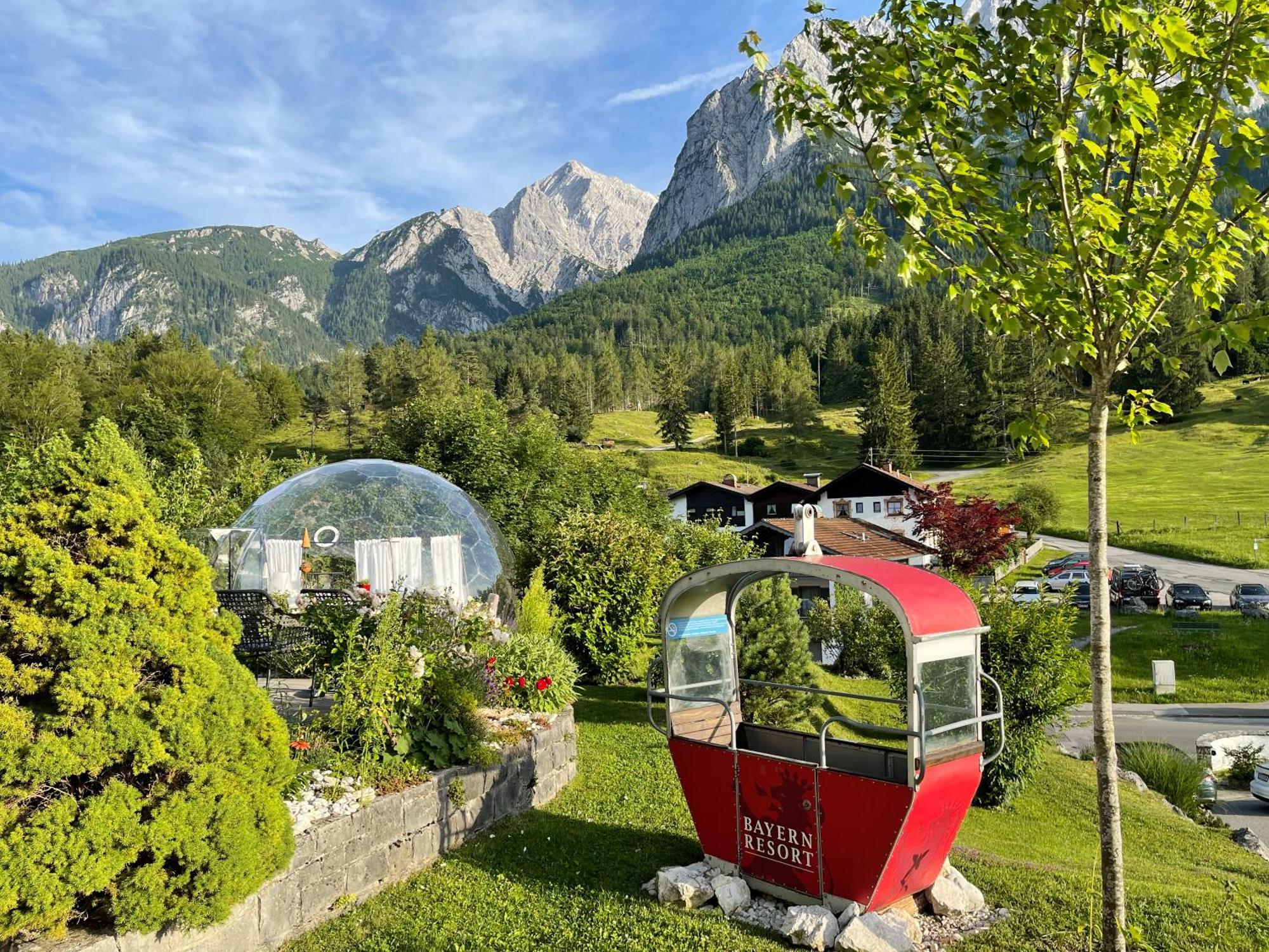Bayern Resort Hotel - Adults Only - Mit Zugspitzblick - Eibsee-Naehe - Wellnessbereich - Naturpool Im Sommer Grainau Extérieur photo