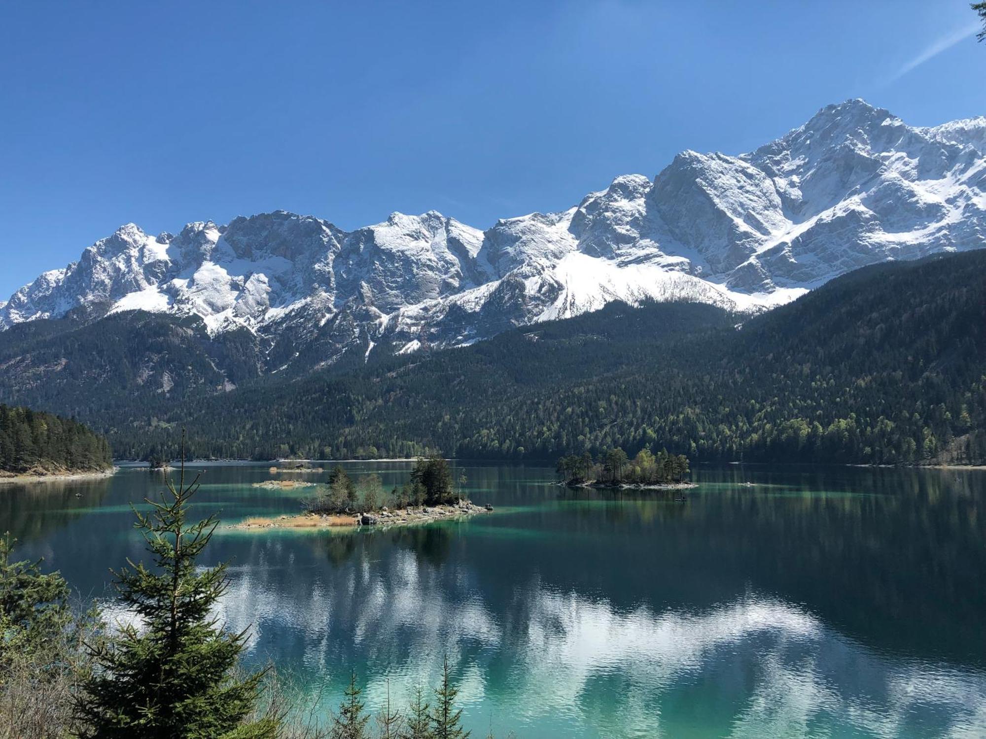 Bayern Resort Hotel - Adults Only - Mit Zugspitzblick - Eibsee-Naehe - Wellnessbereich - Naturpool Im Sommer Grainau Extérieur photo